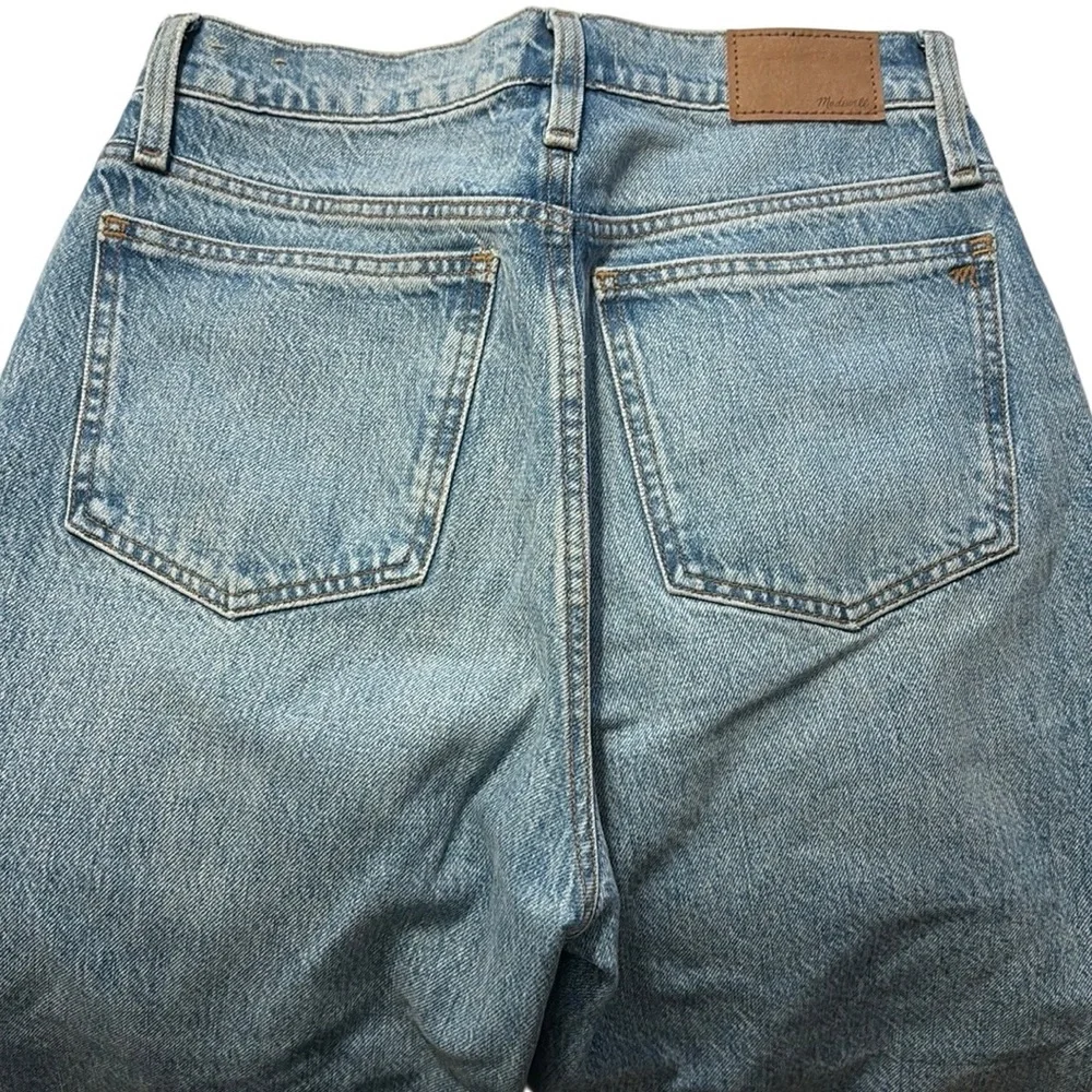 Madewell The Perfect Vintage Straight Jeans Size 26 Light Wash High Rise - Picture 5 of 8